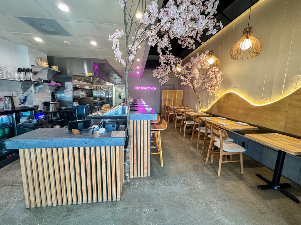 Nori Nori dining room in Seminole Heights, Tampa